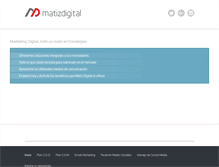 Tablet Screenshot of matizdigital.net